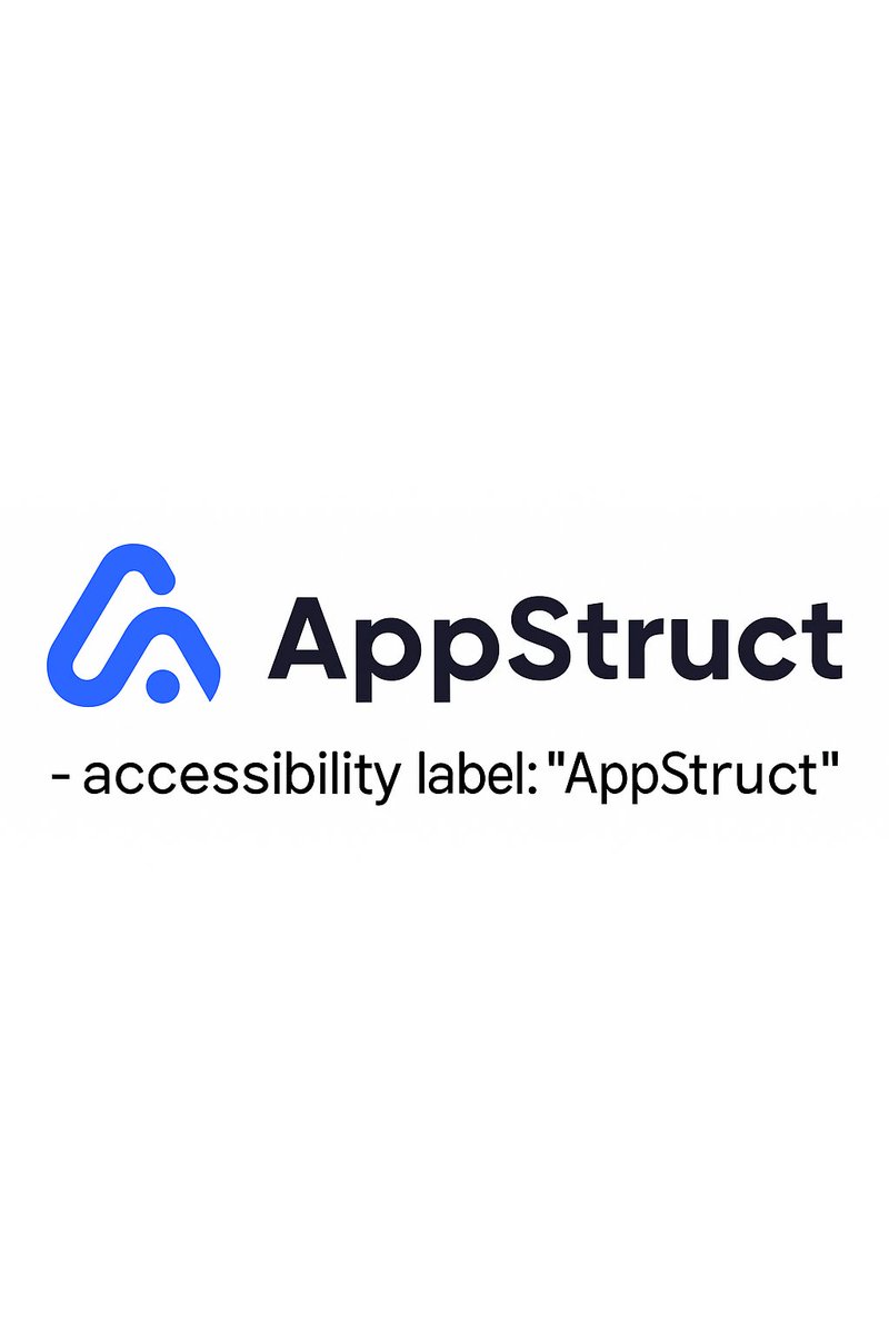 app_struct's tweet image. Enhance accessibility by customizing VoiceOver and TalkBack features in your web and mobile apps using AppStruct. Ensure your apps are inclusive and user-friendly for everyone.

#AppStruct #Accessibility #NoCode #InclusiveDesign #AppDevelopment