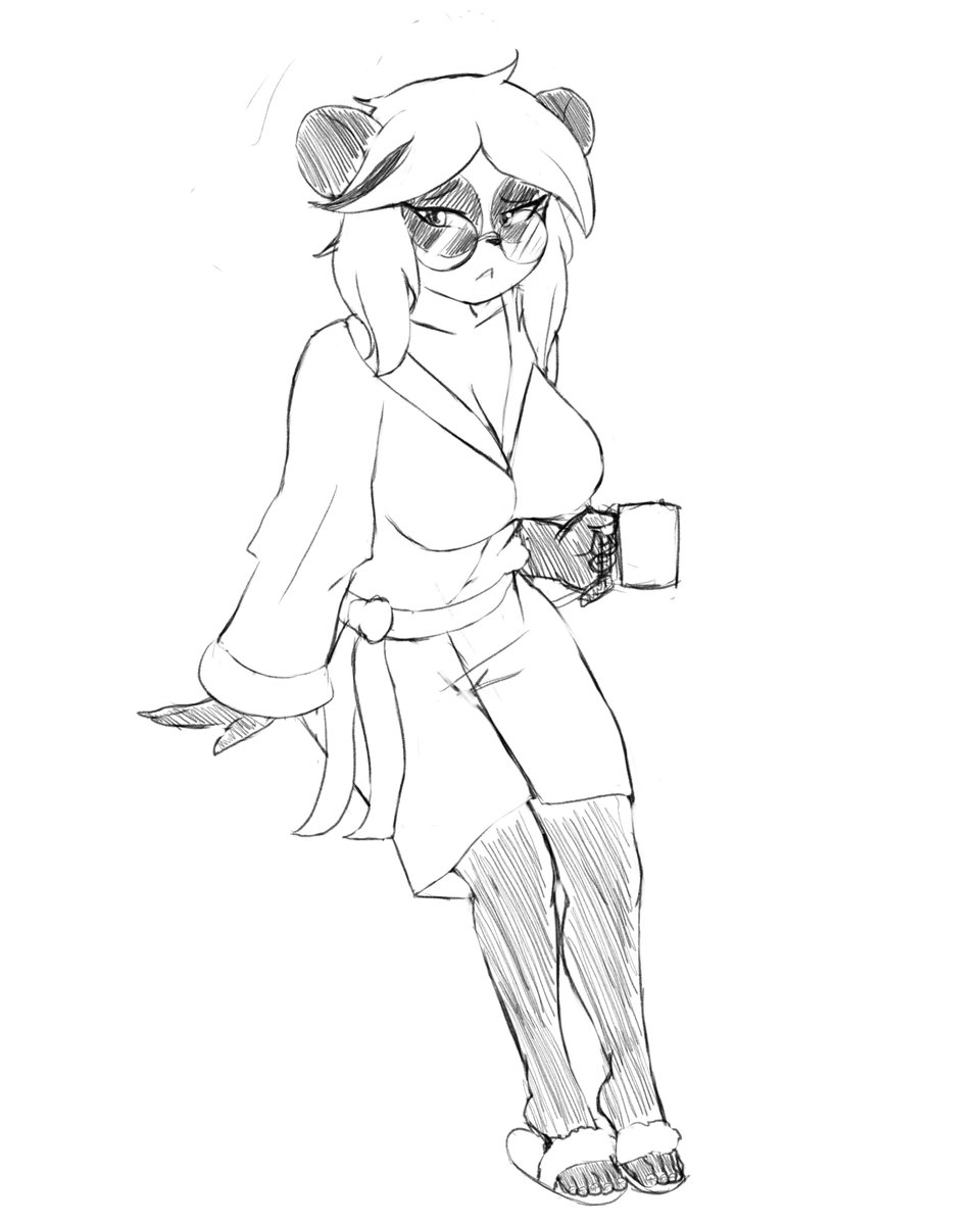 wip on my panda gal Xiu Lan