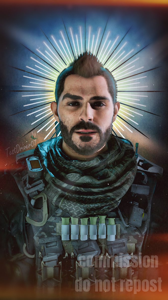 Testdriver07's tweet image. Everyone should have their own guardian angel. For Ghost it&apos;s Soap 🧼🖤💀
#Soap