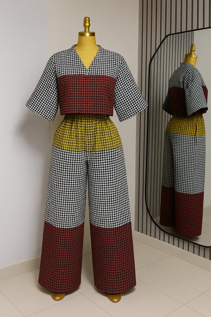 yay_tunes's tweet image. Two piece palazzo crop top set 
Size : 6-20
Price :12k 
Location : Abuja 
Pls help Rt