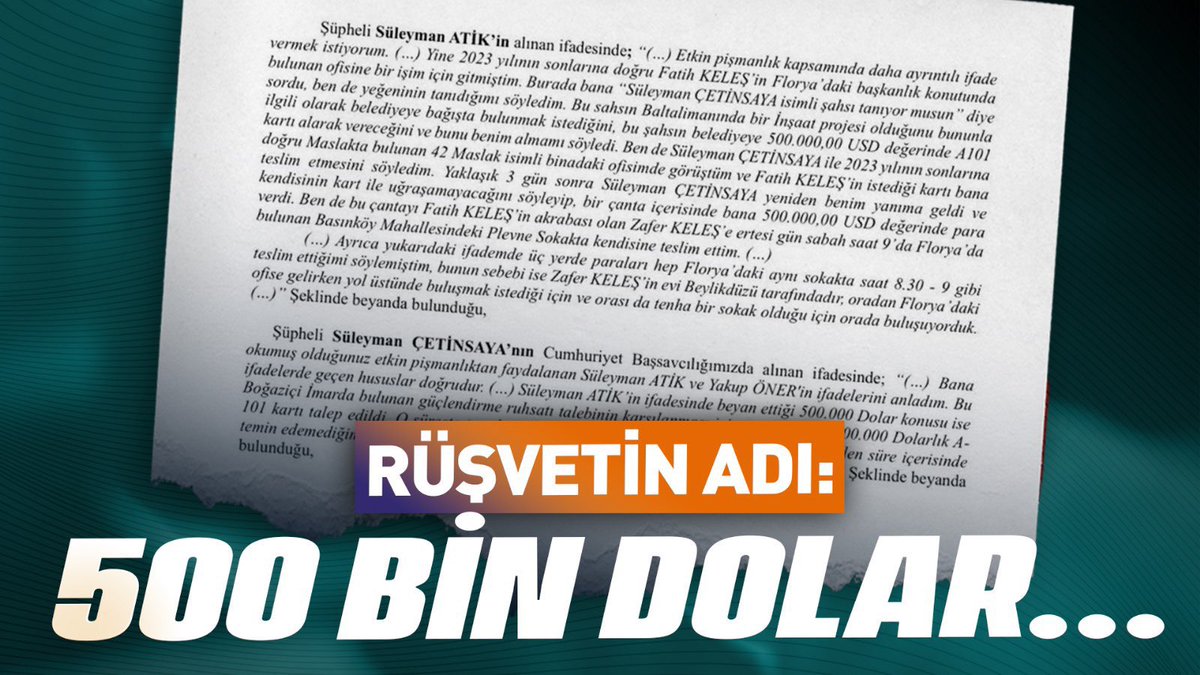 #RüşveteYolsuzluğaDurDe
