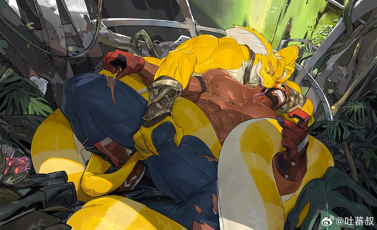 commission for <a href="/Dubfox1/">Wrestling Tiger 💪🐯❤️</a>