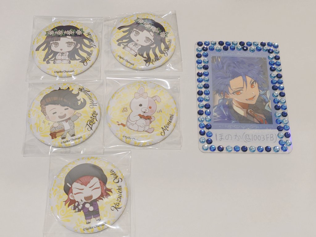 交換/譲渡】ダンガンロンパ コラボカフェ 缶バッジ 譲)☆→罪木/左右田