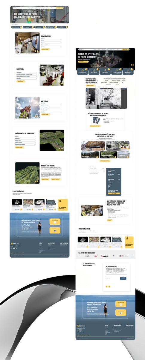 ClementTaccola's tweet image. New UX/UI redesign for Soluscan 3D.
3D Scanning • Geomatics • Clean Design.
behance.net/gallery/238650…

#UXUI #WebDesign #3D #Design #Website #behance #WebDevelopment #UIDesign #DesignInspiration #designer #PortfolioDay