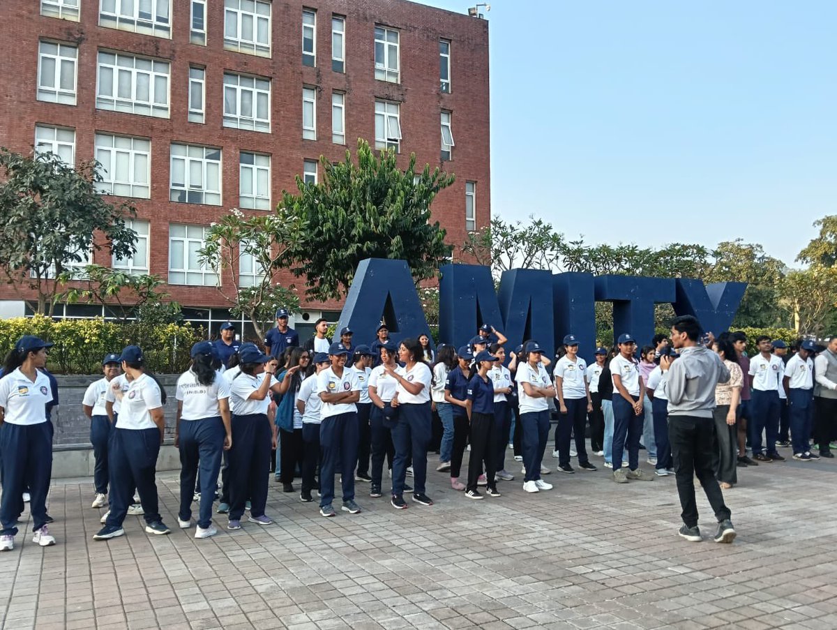 INDGeniusOrg's tweet photo. INDGenius Amity Mumbai Unit organised Mission Sahasi with NSS &amp; NCC on the occasion of Rani Laxmi Bai Jayanti.
With Taekwondo National Player Aniket Kolhe as the instructor and NEC Member Maitreyee Khedkar guiding the session, https://t.co/IBoLnLIDe5