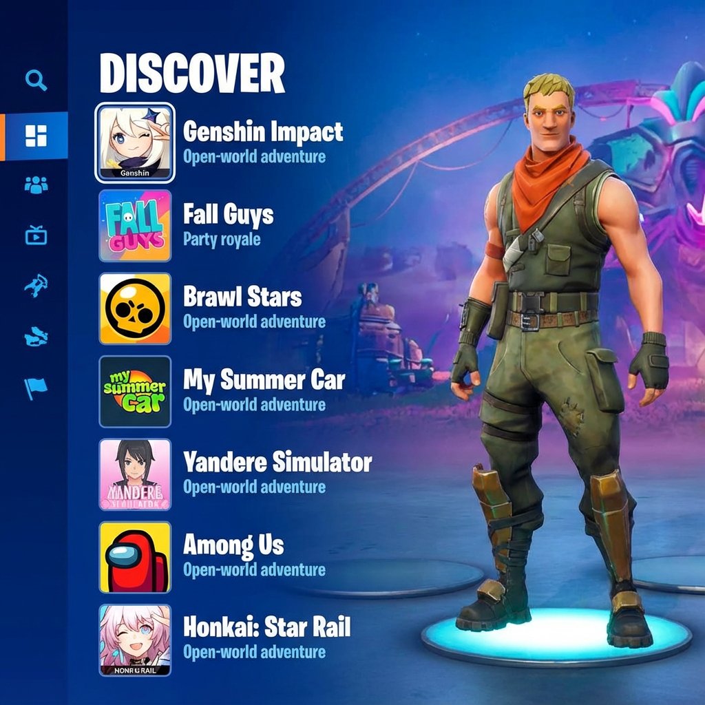 Andrew140904's tweet image. Here&apos;s a first look at Unity Engine games as modes in Fortnite! #Fortnite #Leak #UnityEngine