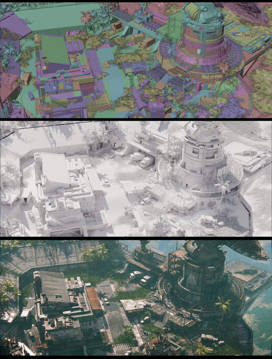 Stefano72568585's tweet image. viewport vs clay vs final
#b3d #blender #conceptart