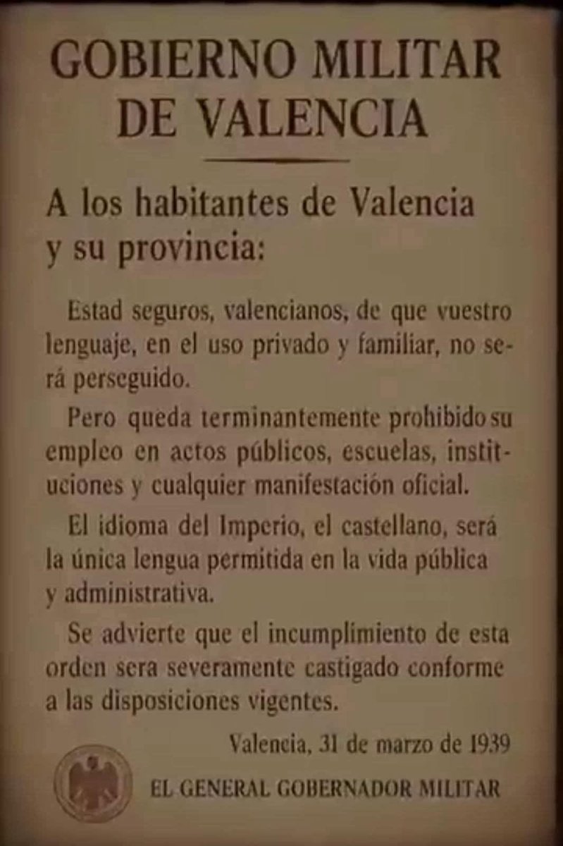 MunozVeiga's tweet image. A ningú se li va imposar el castellà...