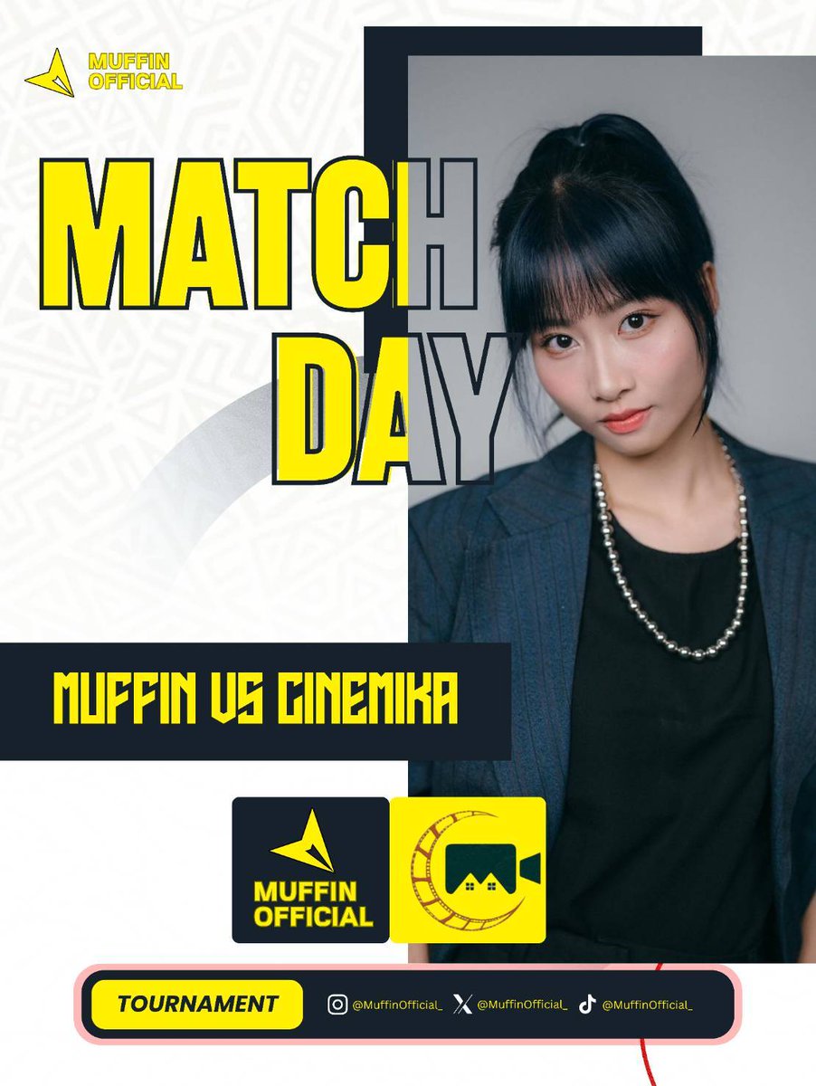 MuffinOfficial_'s tweet photo. Match Pertama Tournament @e11evte Mobile Legends Bang Bang
MUFFIN VS CINEMIKA
Mohon dukungannya ya
#MUFFWIN https://t.co/Mu2Vd7Shll