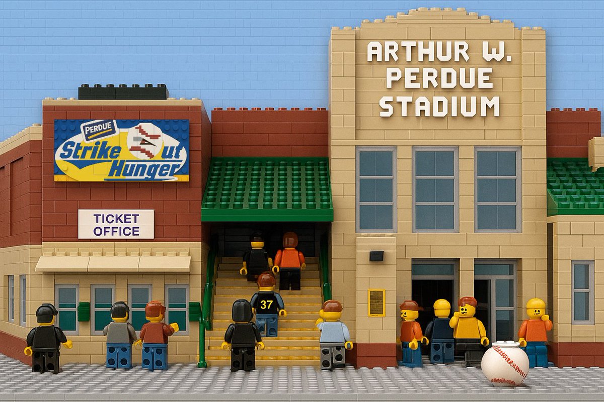 shorebirds's tweet image. A glimpse at what Perdue Stadium would look like… in LEGO form 😎⚾ (Disclaimer: not real… but we wish!)

#FlyTogether | #Legos
