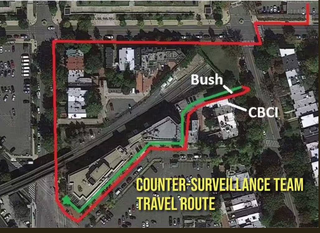 accabbat's tweet image. The one in the pony tail goes to the command post on NJ, hangs out a bit, and then heads west down D again with a different person.

The one in the hat goes south to the garage entrance of the power house. He just kind of waits around there.

My biggest 2 questions are...
1. Why…