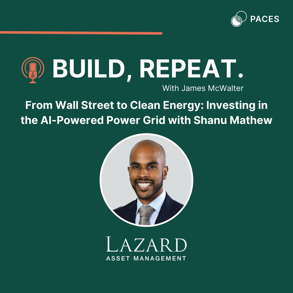 paces_ai's tweet image. New podcast episode: @james_mcwalter talks with @Lazard’s @ShanuMathew93 about how AI, sustainability tech, and rising power demand are reshaping markets. Listen now for clear takeaways on what’s changing, where the real bottlenecks are, and what’s hype: [link]
