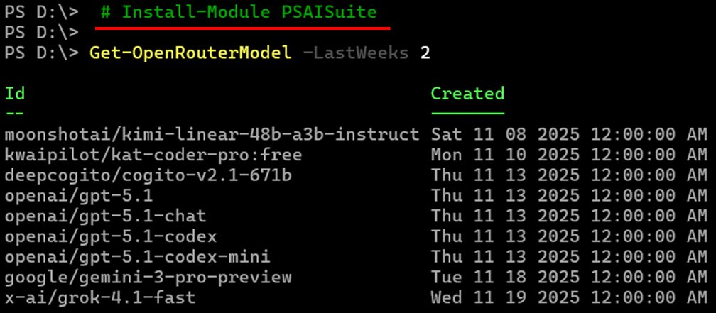 dfinke's tweet image. All in the #PowerShell console
Openrouter model releases:

GPT-5.1, chat , codex
Gemini 3 Pro Preview
Grok-4.1-fast

…meanwhile the rest of us are still trying to spell “context window” correctly

2025 is moving too fast and I’m here for every second of it 🔥🚀