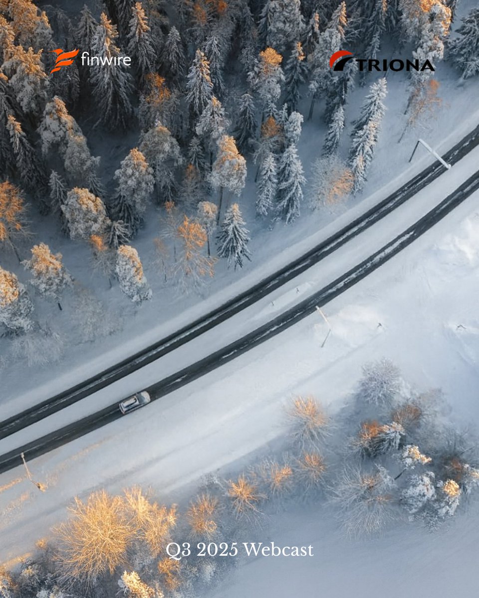 Idag presenterade Triona sin rapport för det tredje kvartalet 2025.

Se presentationen här: youtube.com/watch?v=UwGmIN…