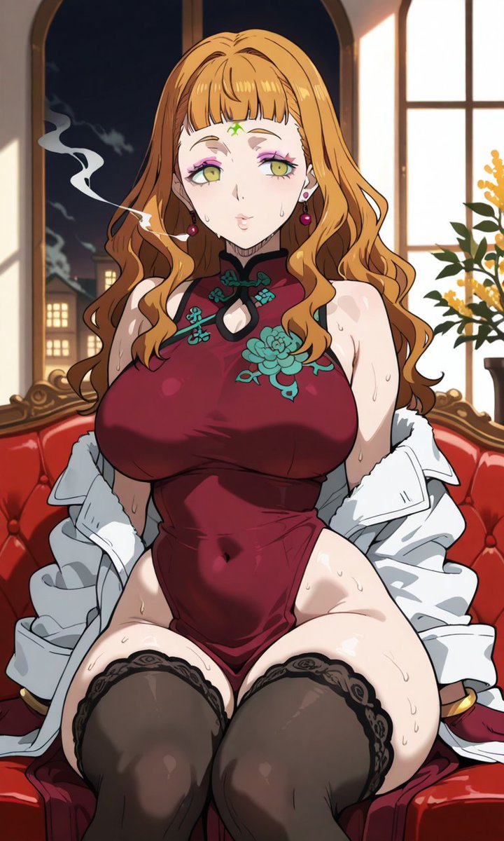 KLastaroth's tweet photo. No direct inspiration from any artist — just imagination and prompts.
Mimosa Vermillion, sexy chinesse dress...
#mimosavermillion #BlackClover #AI https://t.co/vDrSFmI0SW