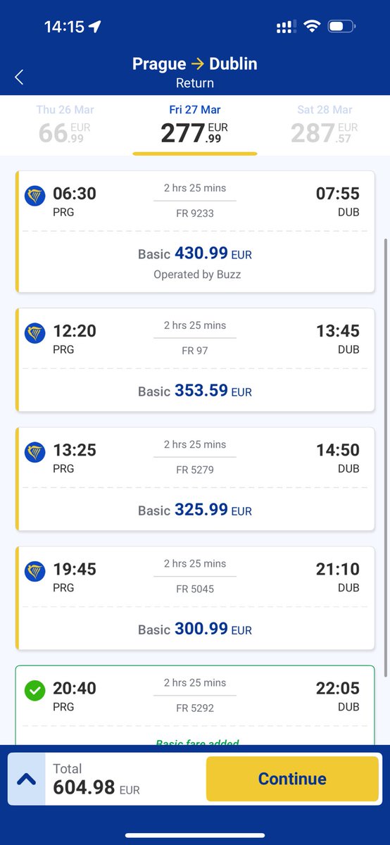 CardioRapid's tweet photo. @DanielHussey2 @Ryanair Hard to believe how much they gouged the prices as well before they sold out. Aer lingus has better value. https://t.co/TPdpepBmZX