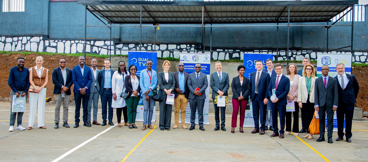 RTB_Rwanda's tweet image. Today, we received a Swiss delegation led by Piero Marchesi, a member of the National Council of the Swiss Parliament. The delegation visited Gacuriro TSS, one of 16 schools implementing Dual TVET under the project “Contribution to Support the National System of Dual TVET in…