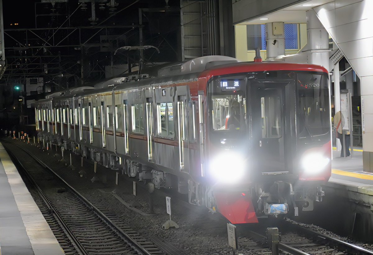 名鉄9526F舞木検査場搬入自走回送