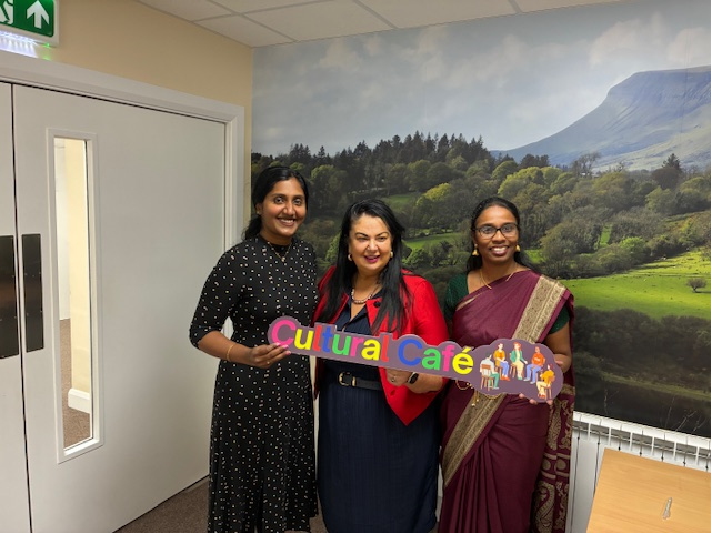 CNMESligo's tweet image. Our Cultural Café continues with our wonderful Indian colleagues Mabel &amp;amp; Usha. Joined by colleagues both in person and online via our Owl #culturalcompetence #healthcare #psychologicalsafety