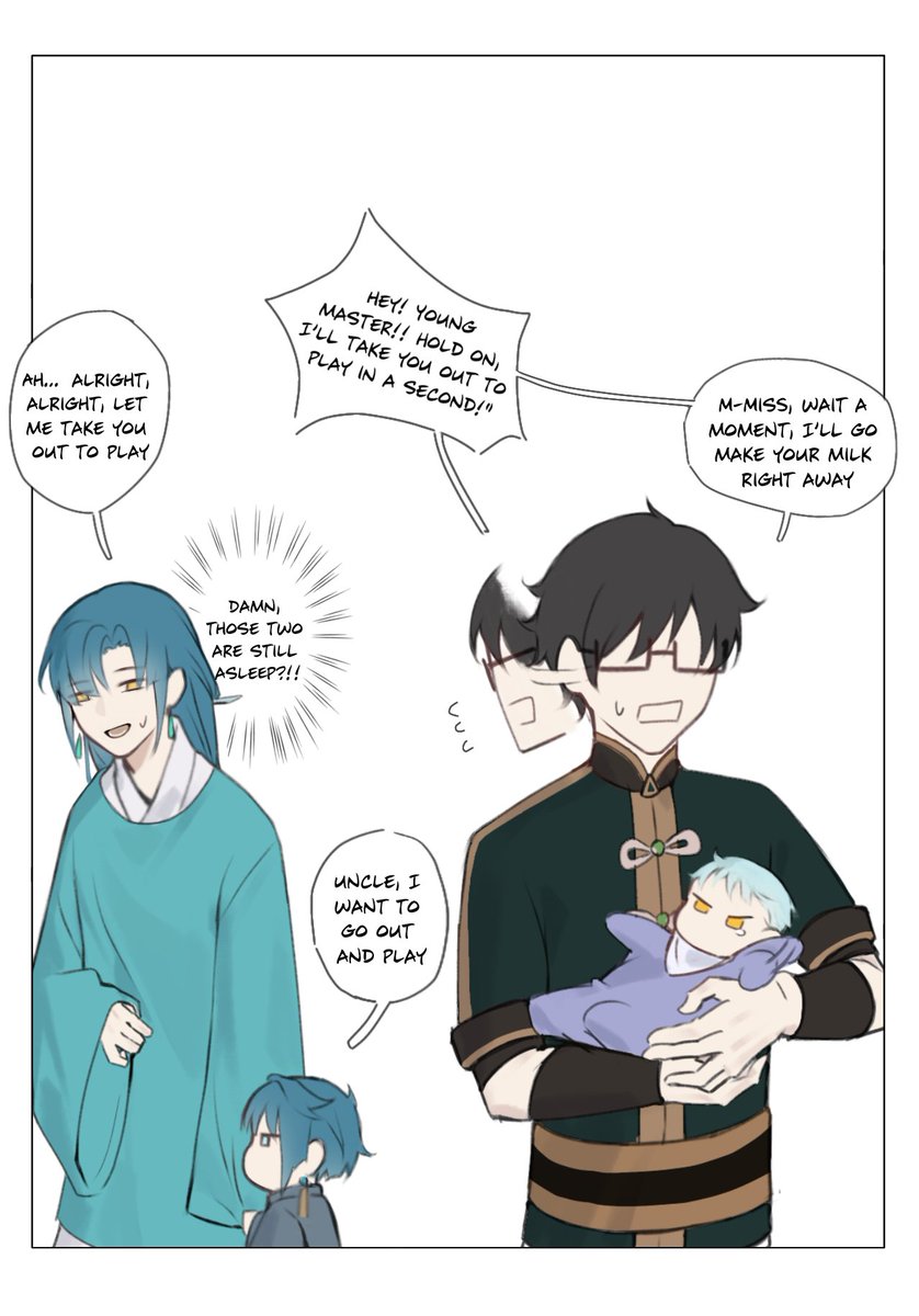 AnamiSasako's tweet image. A Usual Morning at the Feiyun Commerce Guild 🌥️....#行重 #Xingyun