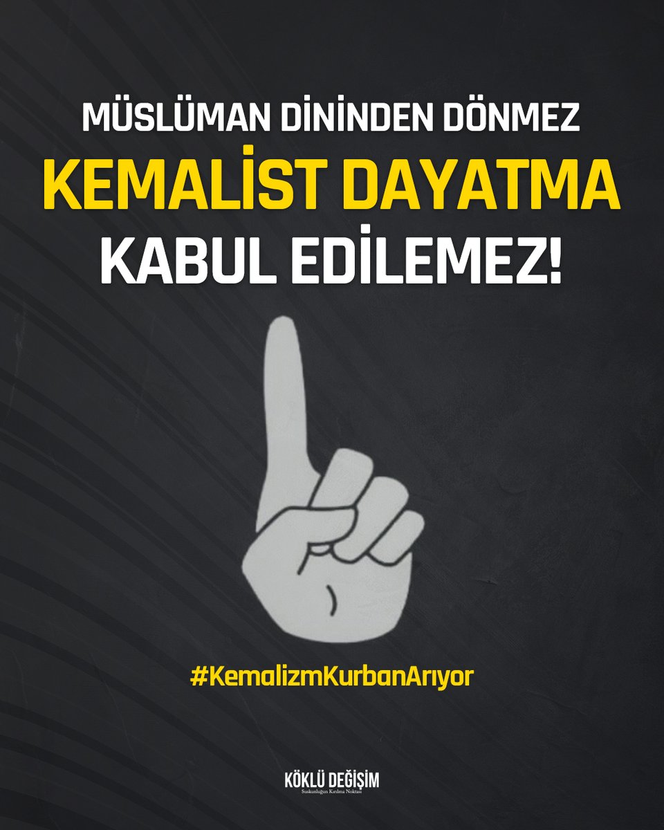 Müslüman Dininden Dönmez,
Kemalist Dayatma Kabul Edilemez!

#KemalizmKurbanArıyor