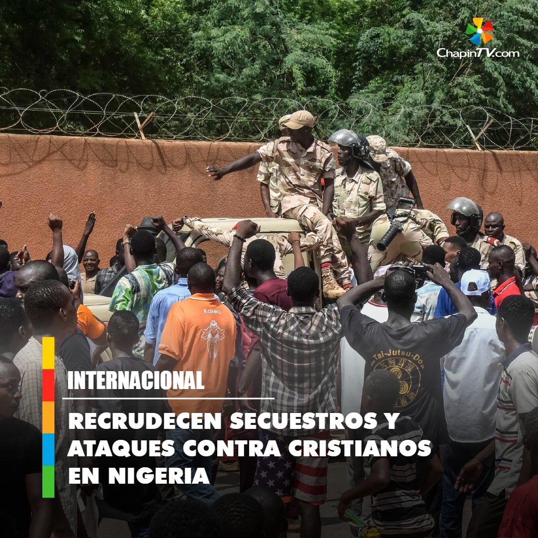 chapintv_'s tweet image. 🚨 #Nigeria vive repunte de ataques y #secuestros a comunidades cristianas ➡ bit.ly/4oUd3Cv