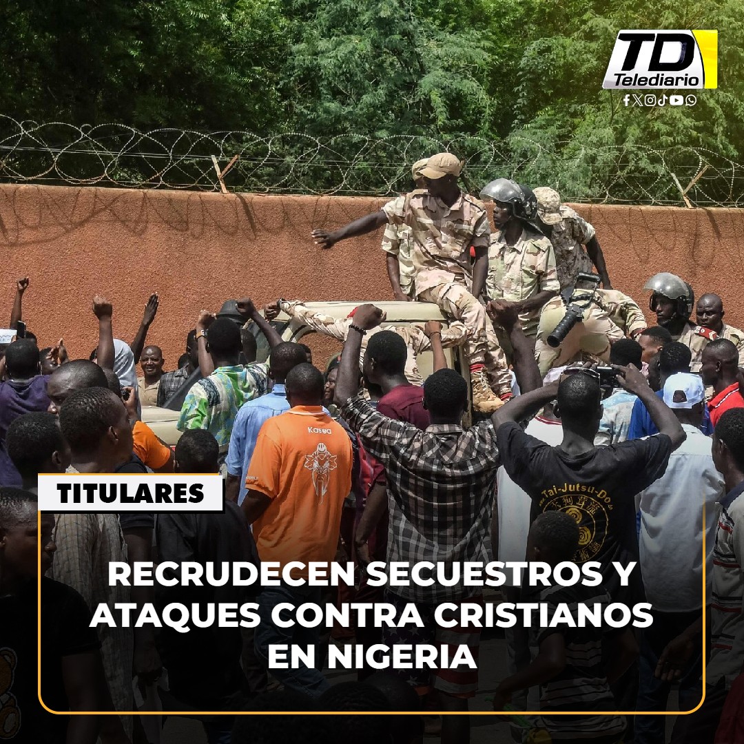 TelediarioGT's tweet image. 🚨 #Nigeria vive repunte de ataques y #secuestros a comunidades cristianas ➡ bit.ly/4oUd3Cv