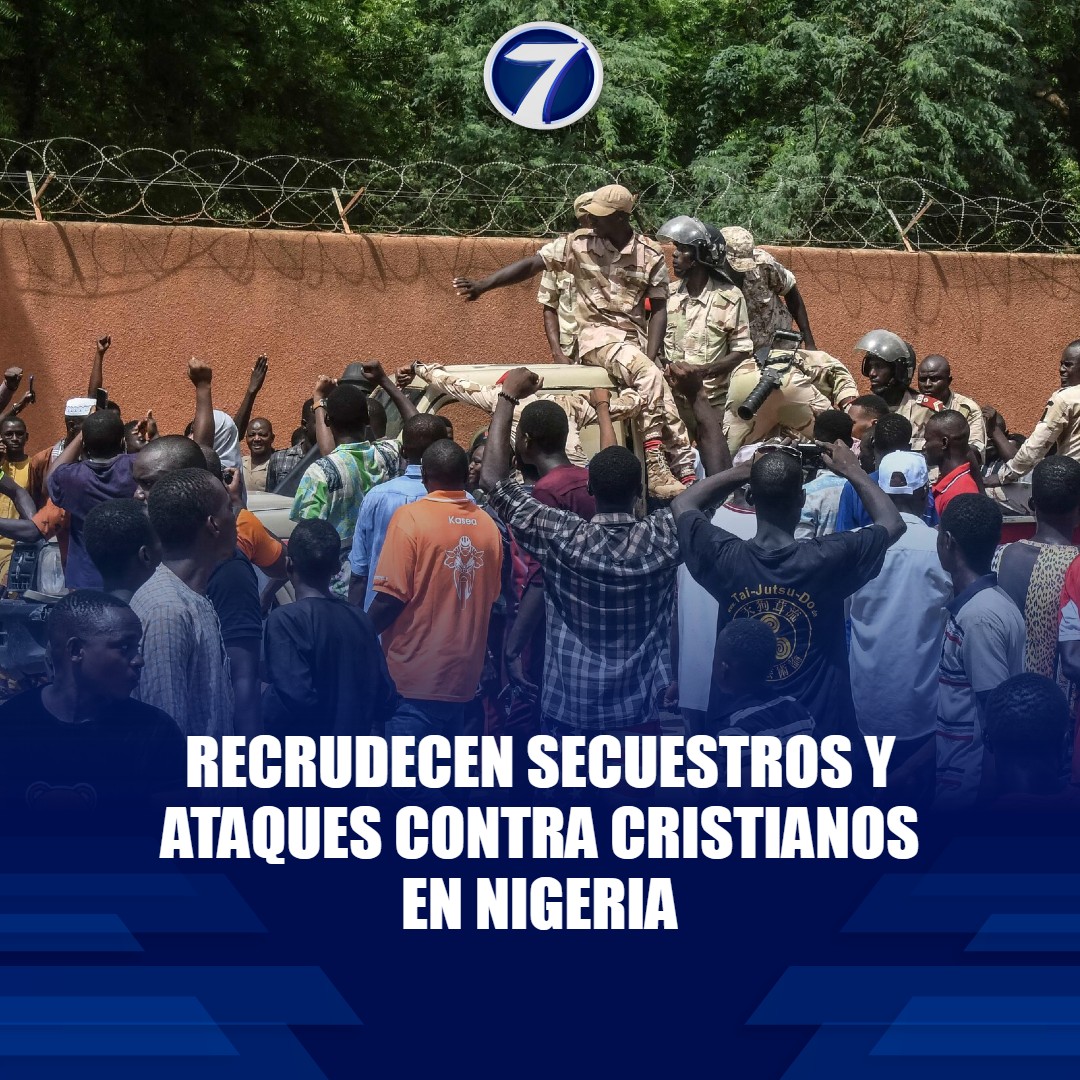 Noti7Guatemala's tweet image. 🚨 #Nigeria vive repunte de ataques y #secuestros a comunidades cristianas ➡ bit.ly/4oUd3Cv