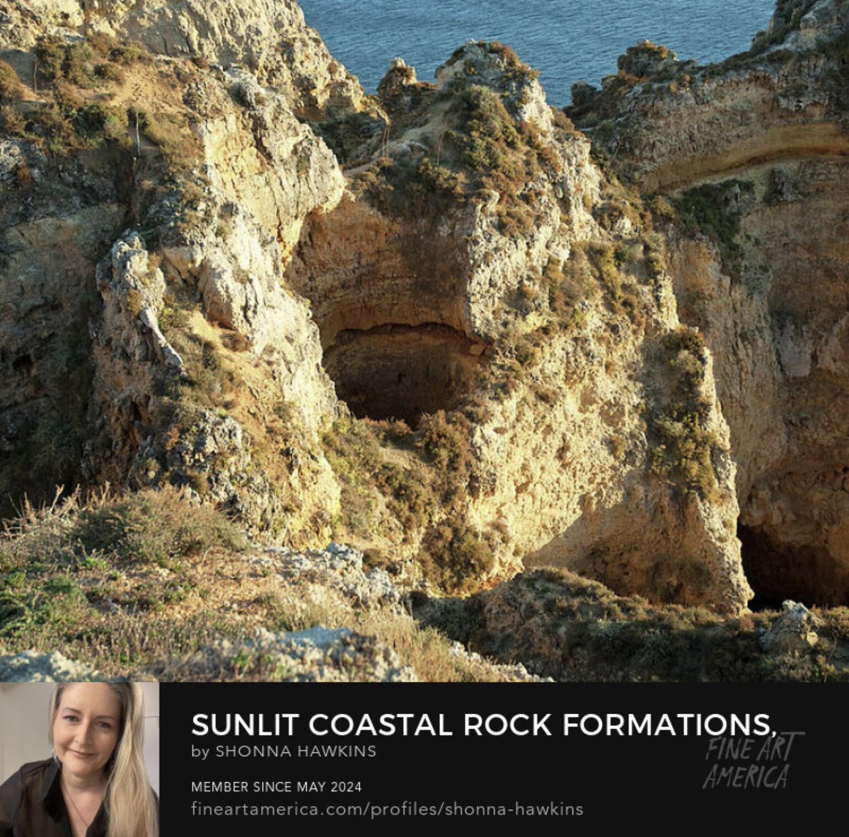 shonna99784's tweet image. Sunlit Coastal Rock Formations, Portugal shonna-hawkins.pixels.com/featured/sunli…

Rugged cliffs rise from the coastline, their surfaces bathed in warm golden light. The intricate textures of the stone formations create…

#Cliffs #Coastline #GoldenLight #Portugal #ShonnaHawkins #BuyIntoArt