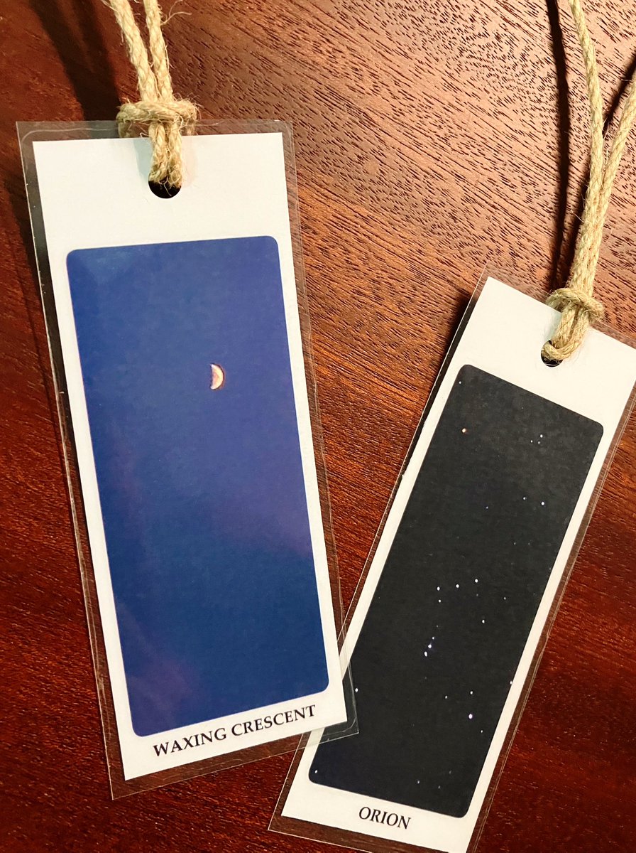 自分で撮った写真をしおりにした