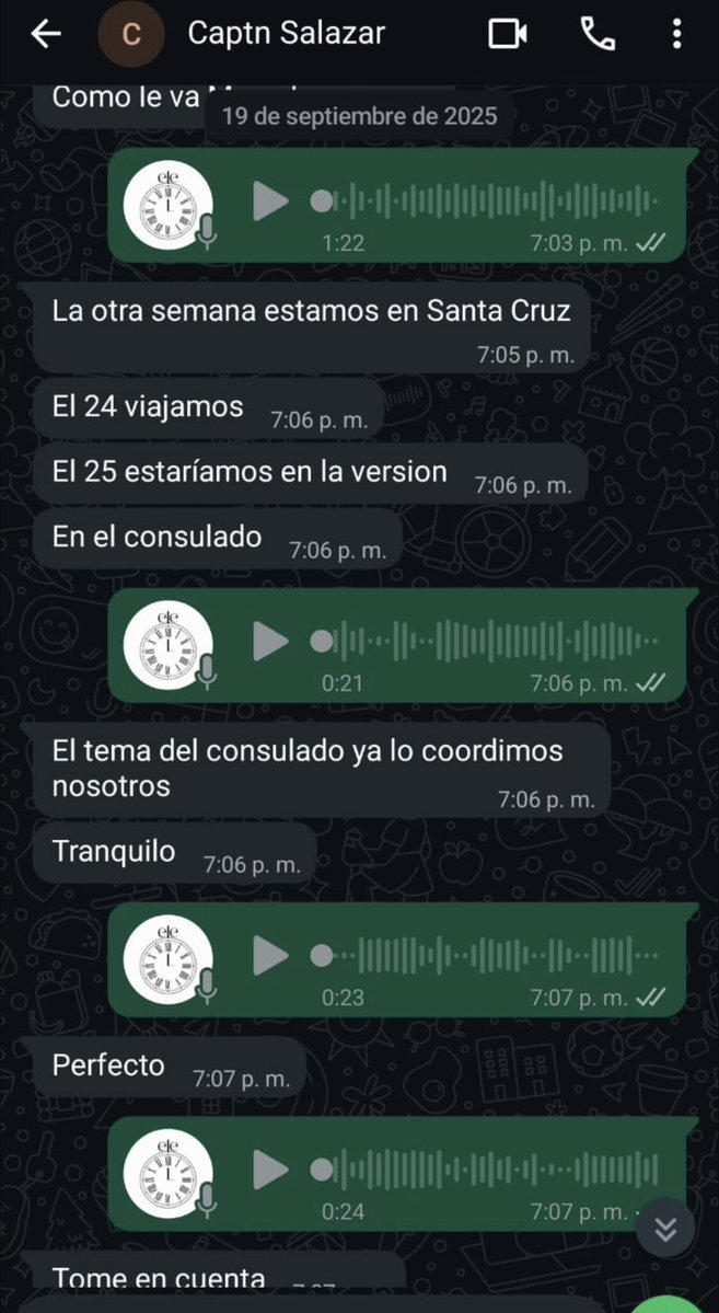 XavierJordanM's tweet image. .@eluniversocom 

Ecuador 🚨🚨🚨

Así la prensa calle, nosotros los ciudadanos somos más, a DIFUNDIR 🙌como la @FiscaliaEcuador por medio del Capitán ADRIÁN SALAZAR ENRÍQUEZ viaja a fabricar y a pagar por los falsos testimonios !! Ordenado por la Fiscal. 

Algo que decir Sra. Ana…