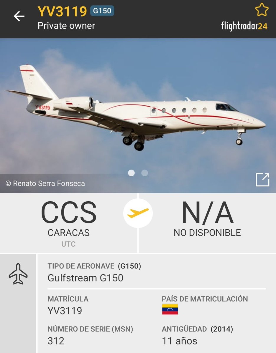 MeónAir YV3119 saliendo de Maiquetía