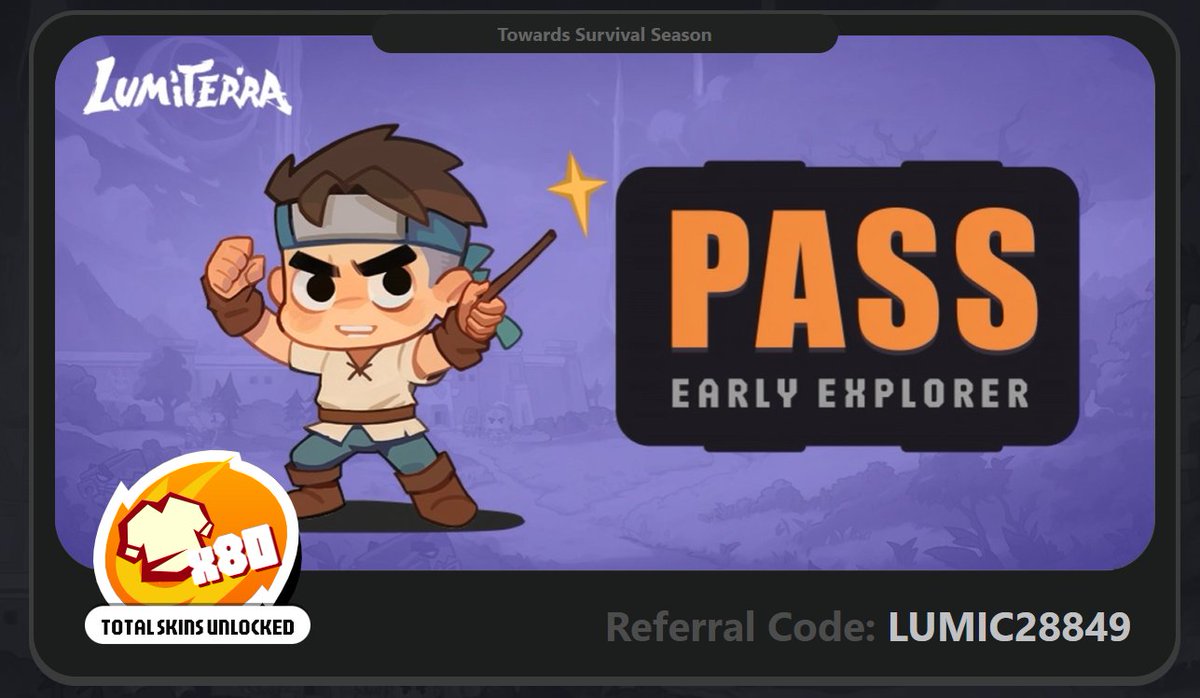 Lumiterra Survival Season lands on Monad, Nov 24
Grab your early-access rewards with my referral code: LUMIC28849
 gmonad.lumiterra.net/lumonad?code=L…