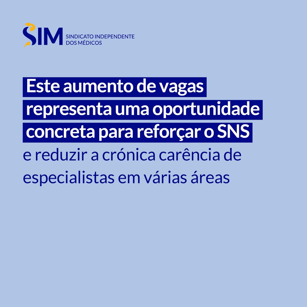 simedicos's tweet image. Comunicado: início da Escolha da Especialidade Médica

O processo de escolha de especialidade já começou, com 2330 vagas disponíveis para cerca de 2370 candidatos. Infelizmente, à semelhança do que tem acontecido nos últimos anos, o Sindicato Independente dos Médicos (SIM)…