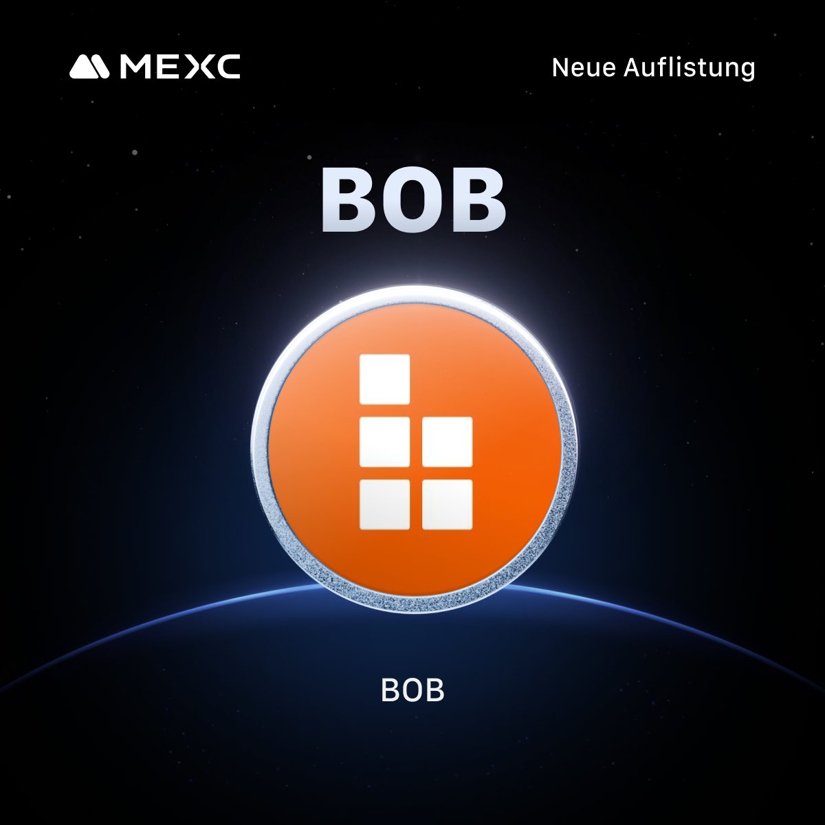 MEXC_DE's tweet image. MEXC hat BOB $BOB in der Innovation Zone gelistet – inklusive Convert-Funktion für schnelle &amp;amp; nahtlose Token-Swaps.

📌 Details:
mexc.com/announcements/…

#MEXC #BOB