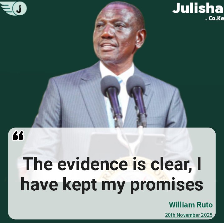 Goddie_Ke's tweet image. President Ruto : The evidence is clear, I have kept my promises