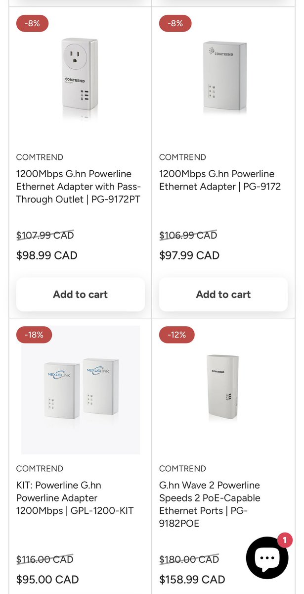 SimplyControlld's tweet image. Wi-Fi dead zones in your Canadian home? Fix it with Comtrend G.hn powerline kits on Black Friday sale — push gigabit Ethernet over your existing wiring. Shop CAD-priced deals 🇨🇦 simplysecured.ca/collections/bl… #BlackFriday #Networking