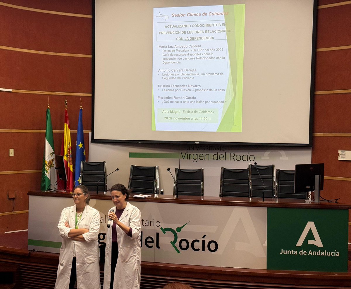 HospitalUVRocio's tweet photo. 💡Hoy hemos celebrado una nueva sesión clínica de cuidados sobre la prevención de las lesiones derivadas de la dependencia.

✅️En nuestra web puedes encontrar consejos prácticos para su prevención👇🏻

https://t.co/5ZBRHkutZA https://t.co/RmOONja58F