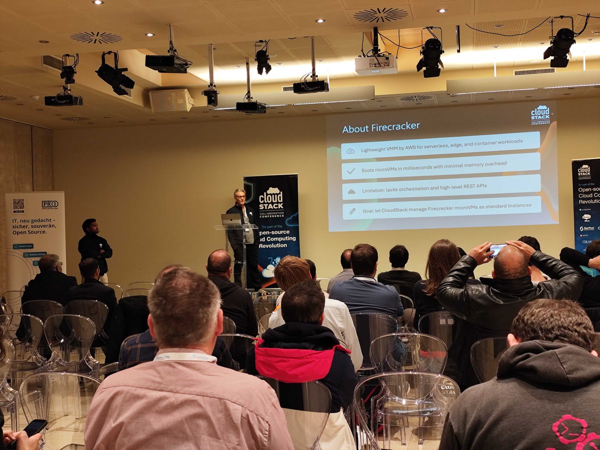 shapeblue's tweet image. ShapeBlue team members @PatnalaHari and
@msinhore are showing how the #CloudStack Extensions Framework allows you to “orchestrate anything”!  

Proxmox, Hyper-V, MaaS &amp;amp; more — unlimited flexibility!  #CloudStackCollab