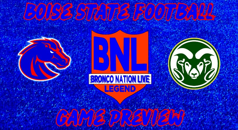 🔵BRONCO NATION LIVE GAME PREVIEW🟠
Please join us TONIGHT at 7pm MT for Bronco Nation Live as we preview the <a href="/BroncoSportsFB/">Boise State Football</a> vs Colorado State game. Football &amp; Chill is back with <a href="/csurams_daily/">CSU Rams Daily</a> the CSU perspective. 
Subscribe To Our YouTube Channel Here: 
youtube.com/live/5dfv-VlDQ…