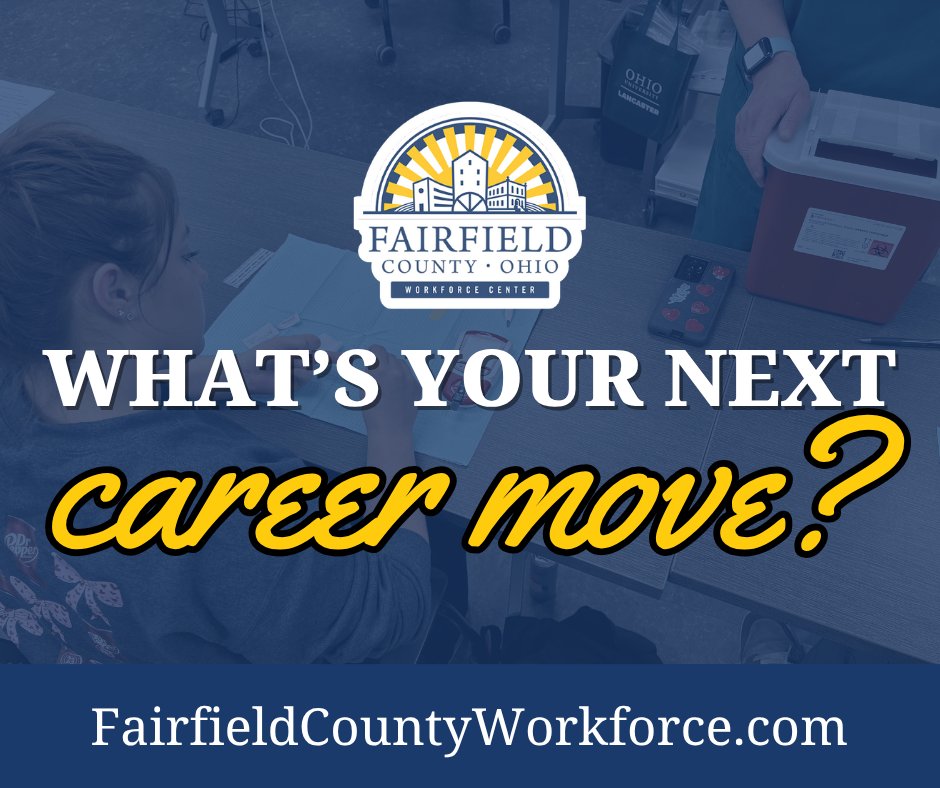 fairfieldco_wc's tweet image. What’s your next career move? 🎯 As the year winds down, it’s the perfect time to set your goals for the year ahead. Get started today on our website: fairfieldcountyohioworkforcecenter.gov #CareerGoals #WorkforceReady