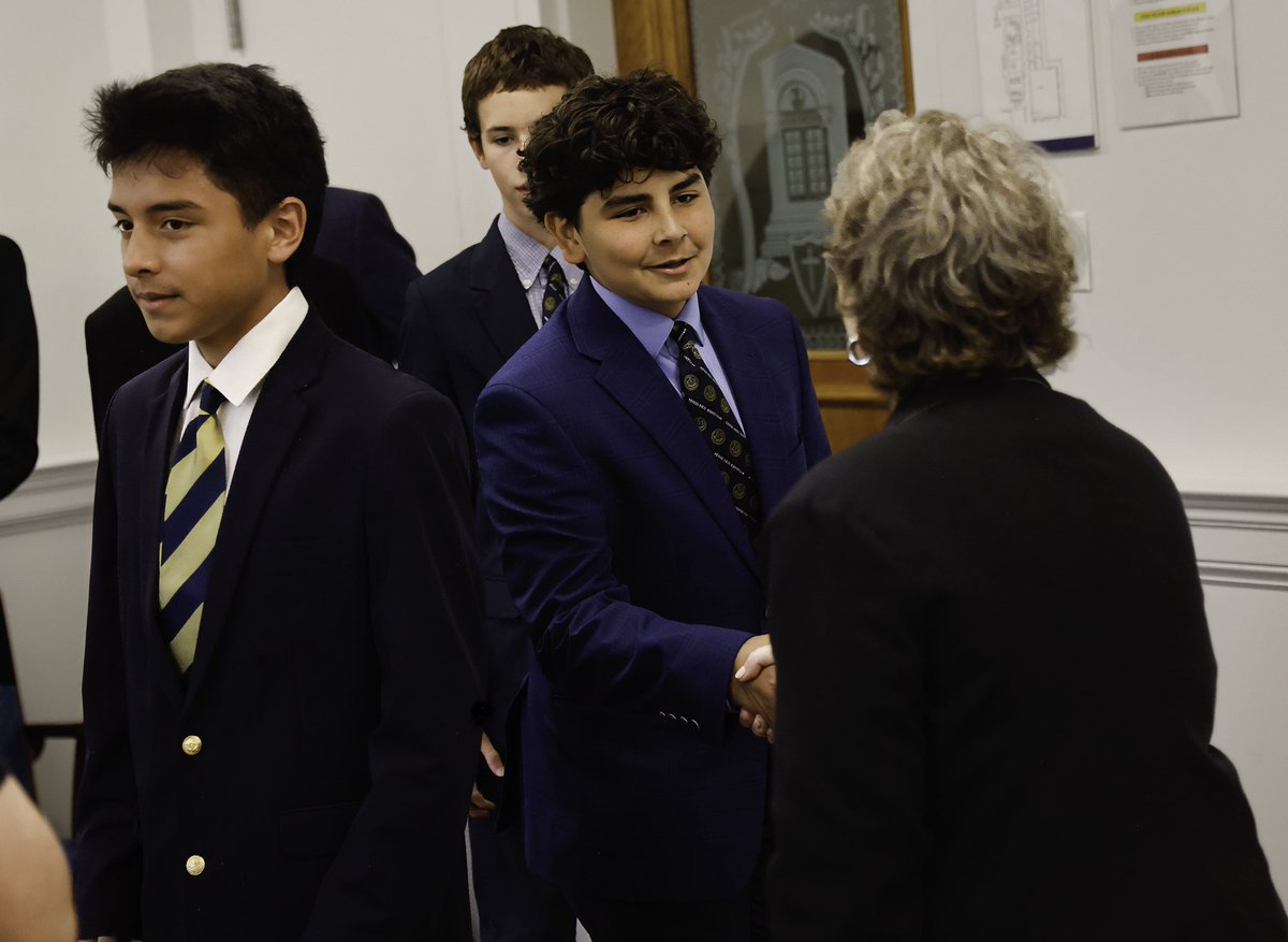 TheHowleyFdn's tweet image. Our visit to @Salesianum was a reminder that leadership can be both humble and bold. Lorie Howley, Meg Howley, Allie Busser, and Halle Martin spent the day with Howley Scholars who are turning their values into action, leading through service, empathy, and quiet confidence.