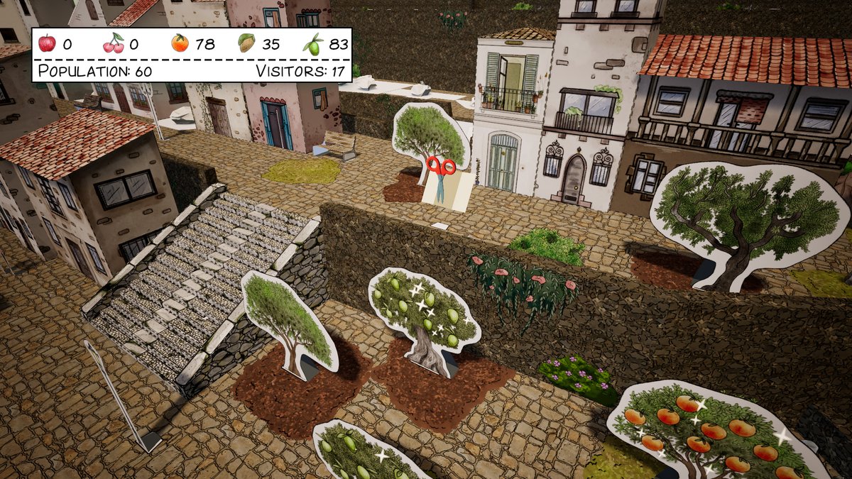 Some new screenshots of Cutout Village ✨✨✨