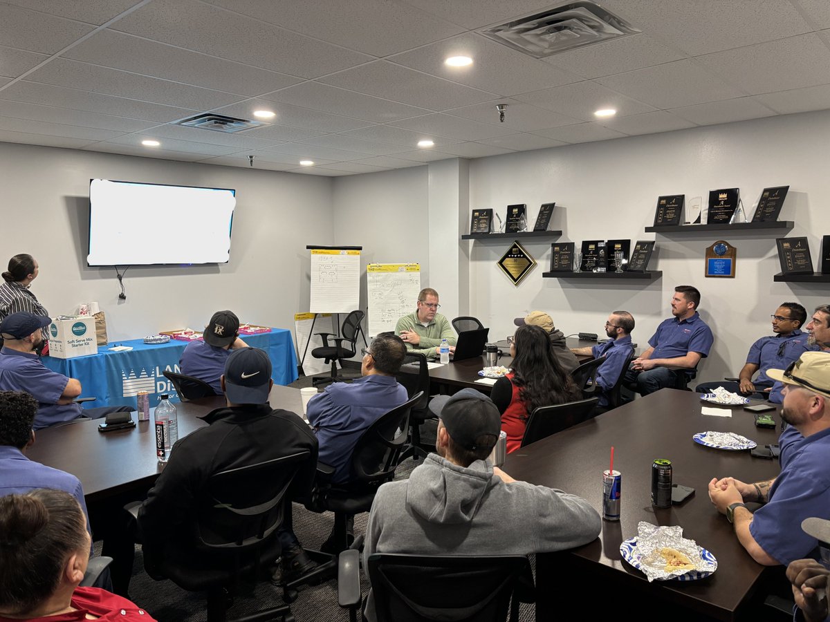 Last week, we held our monthly service meeting with all our technicians and those in the service department to discuss new and upcoming changes. We are so grateful to have such an incredible team and look forward to what the last two months of 2025 bring.