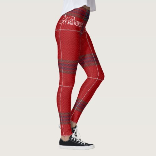 ArrayStores's tweet image. Warm Wishes Tartan Red ID589 Leggings #tartan #plaid, #red #green #white, #Leggings ArrayforCards
