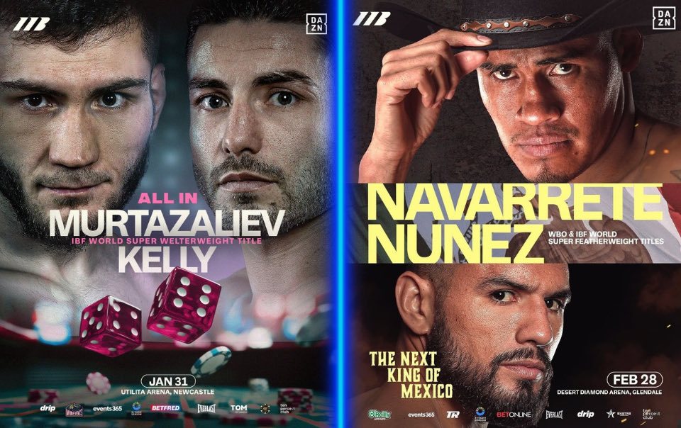 OutBoxing_'s tweet image. 🔥 WORLD CHAMPIONSHIP FIGHTS TO START 2026

1️⃣ Jan 10th - Matias 🆚 Smith
2️⃣ Jan 24th - Muratalla 🆚 Cruz
3️⃣ Jan 31st - Murtazaliev 🆚 Kelly
4️⃣ Jan 31st - Zayas 🆚 Baraou
5️⃣ Jan 31st - Lopez 🆚 Stevenson
6️⃣ Feb 21st - Barrios 🆚 Garcia
7️⃣ Feb 28th - Navarrette 🆚 Nunez