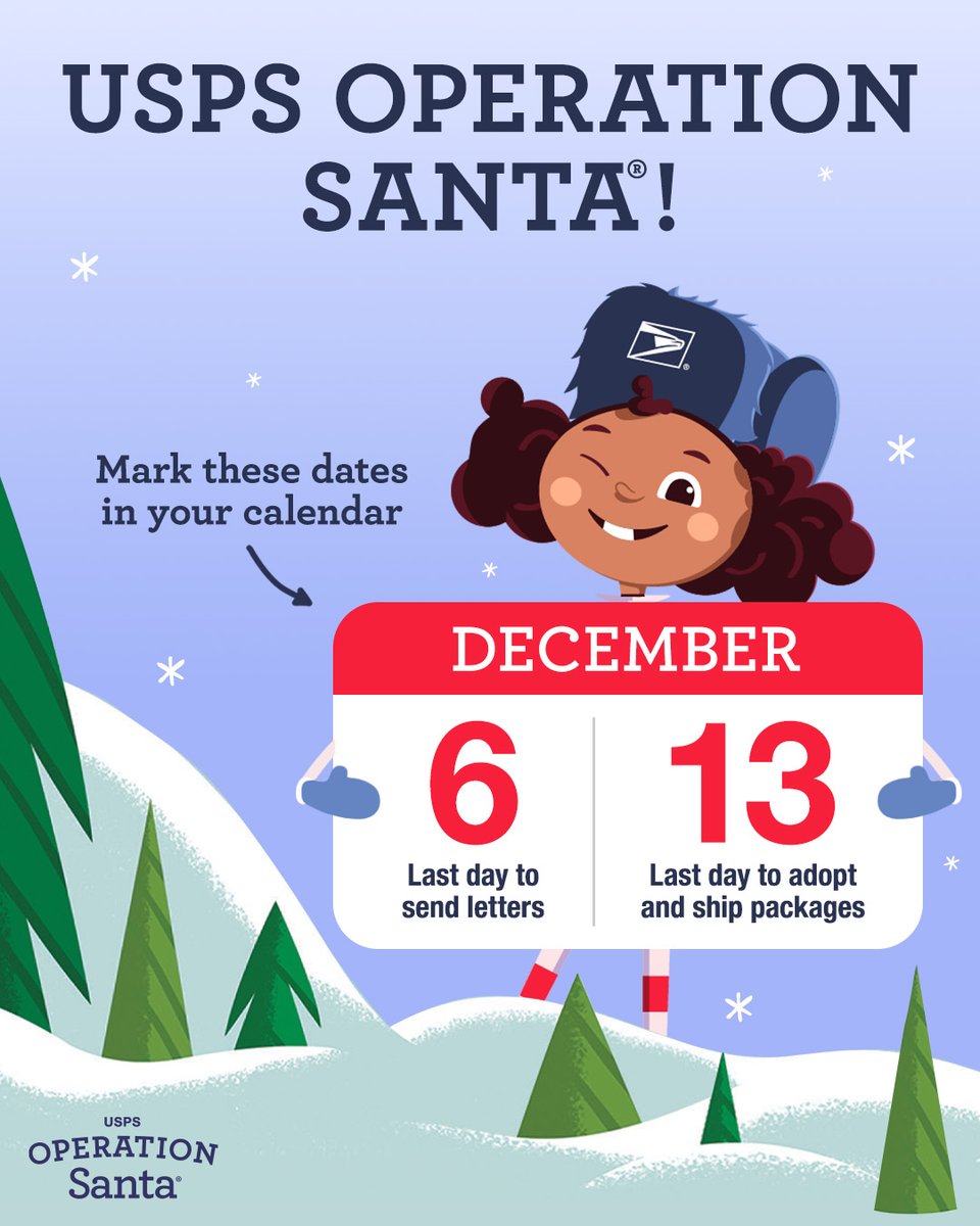 USPS Operation Santa tweet media