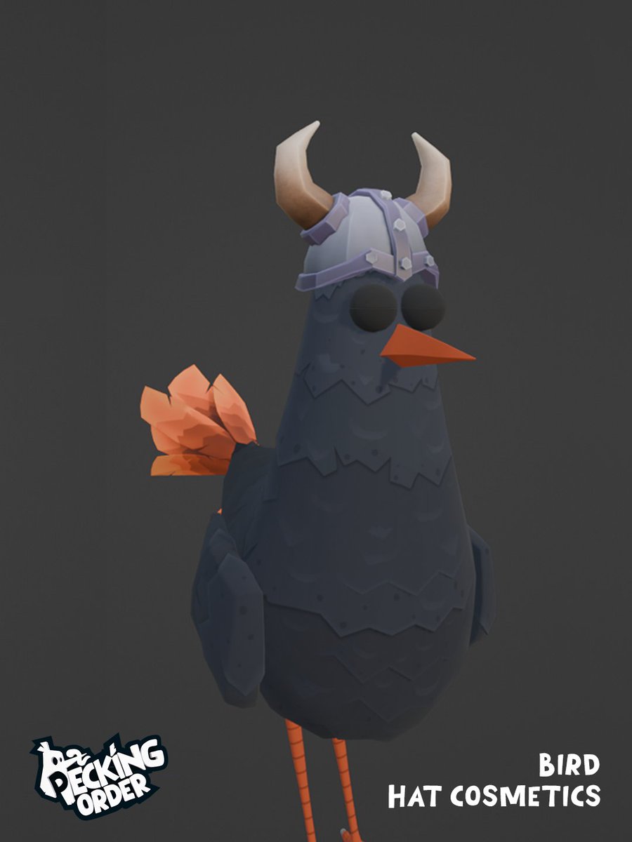 If you've been one of the few to get your hands on a game or two of Pecking Order, you'll know how dedicated the team has been to blinging out our birds 💅✨ 

For those who haven't played, these are just a few of our first run of cosmetics that the team has cooked up so far 👀