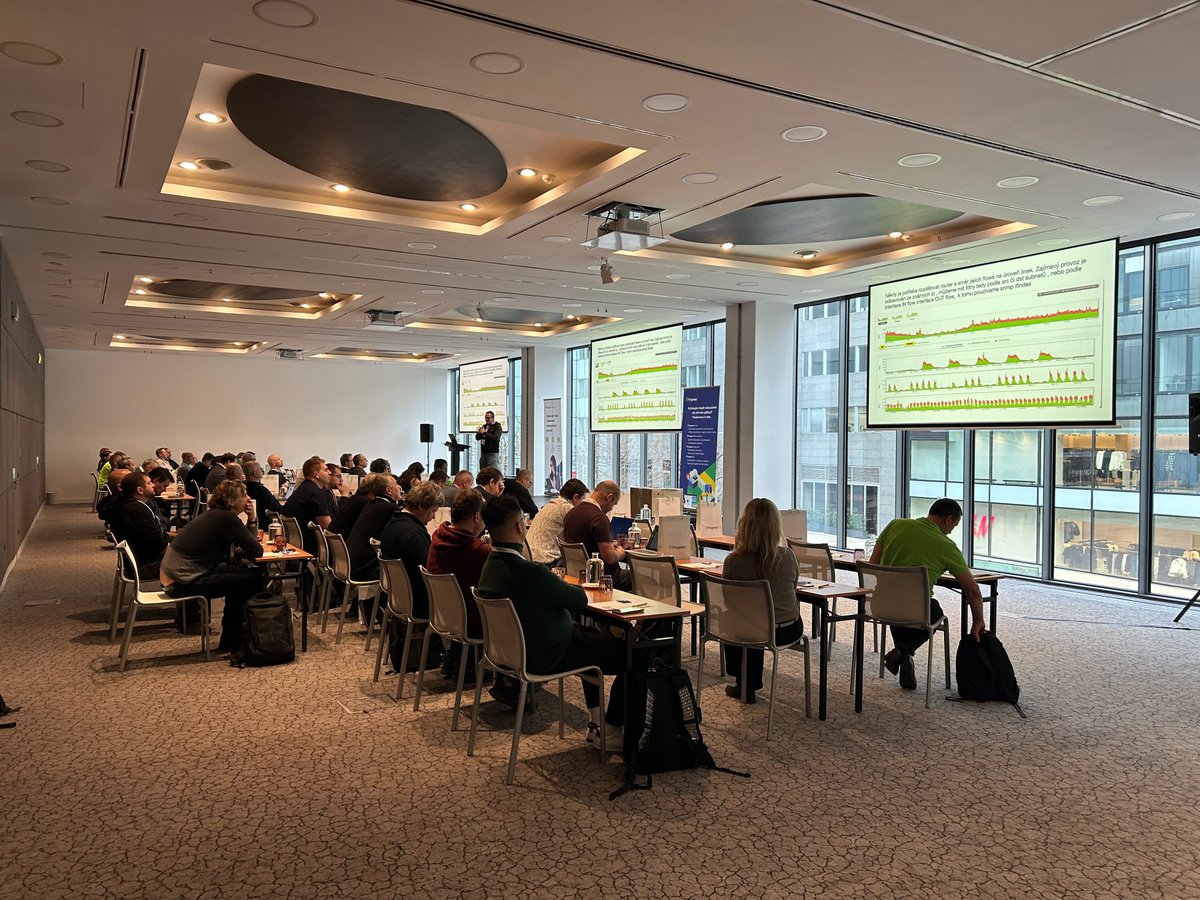 FlowmonNet's tweet image. We’ve just wrapped up Progress Flowmon Customer Day in Prague — an exclusive event for our customers focused on network visibility, cybersecurity and real-world use cases.

🙏🏻Thank you to everyone who joined, shared feedback and made it a great day.
