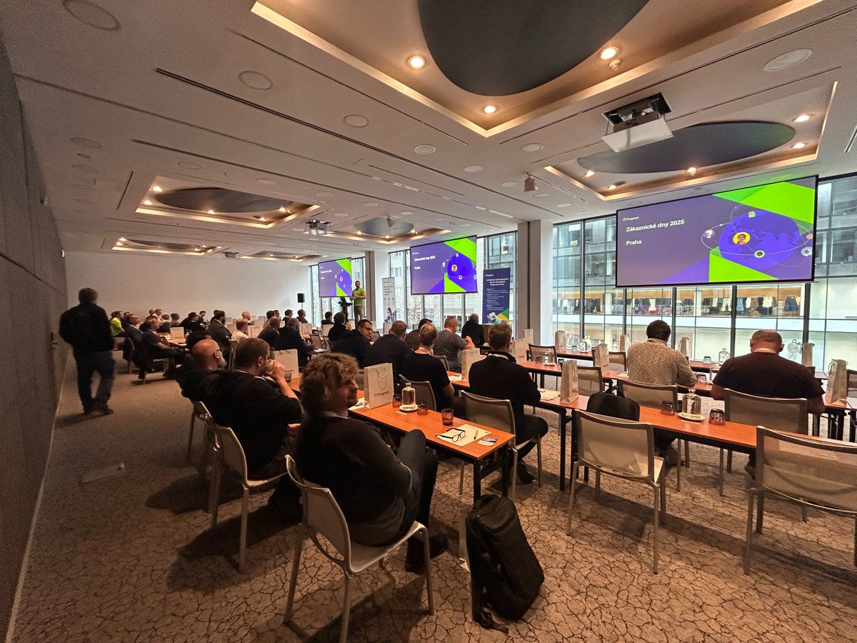 FlowmonNet's tweet image. We’ve just wrapped up Progress Flowmon Customer Day in Prague — an exclusive event for our customers focused on network visibility, cybersecurity and real-world use cases.

🙏🏻Thank you to everyone who joined, shared feedback and made it a great day.